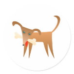 Dog & Bone stickers