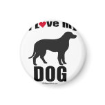 "DOG BREED" - DOG - "I LOVE MY DOG" magnets