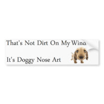 dog bumper sticker