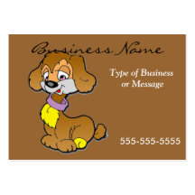 Dog Business Card Template - Cartoon