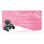 Dog Business Cards :: Miniature Schnauzer business cards