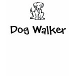 dog cartoon logo, Dog Walker - Customised t-shirts
