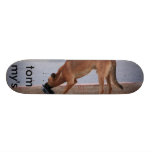 dog custom skate board