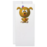 Dog: Cute dog with dragonfly! rack cards