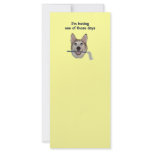 Dog Days Humor Customized Rack Card