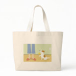 Dog giving flower to mum bags