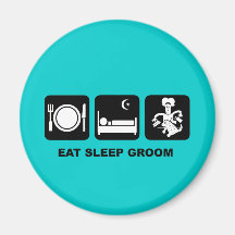 Dog groomer magnet