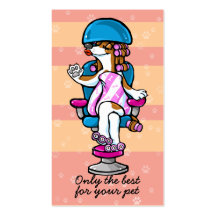Dog Grooming Business Salon Groomer Marketing_pnk Business Card Templates