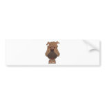 Dog Head bumper stickers