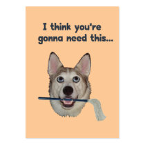 Dog Humour Need Mop