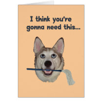 Dog Humour Need Mop
