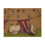 Dog Illustration Postcard