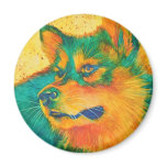 Dog Lover American Eskimo Malamute Gift Magnet