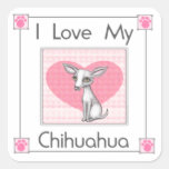 Dog Lover's Cute Chihuahua Collection Stickers