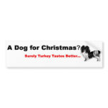 Dog Lovers Xmas bumper stickers