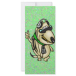 Dog Loves Music Custom Rack Cards