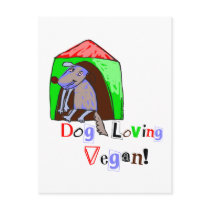 Dog Loving Vegan Postcards