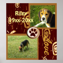 Dog Memorial Forever Friend Poster