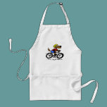 Dog On Bike! aprons