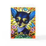 DOG PAINTING ART CHIHUAHUA - MULTI cards