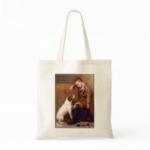 Dog Painting: Best Friends by John Brown Tote Bag