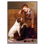 Dog Painting: Best Friends by John Brown t-shirts
