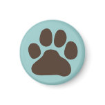 Dog Paw Print magnets