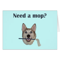 Dog Pee Humour Need Mop