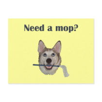 Dog Pee Humour Need Mop