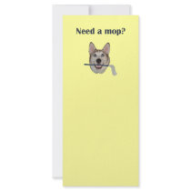 Dog Pee Humour Need Mop