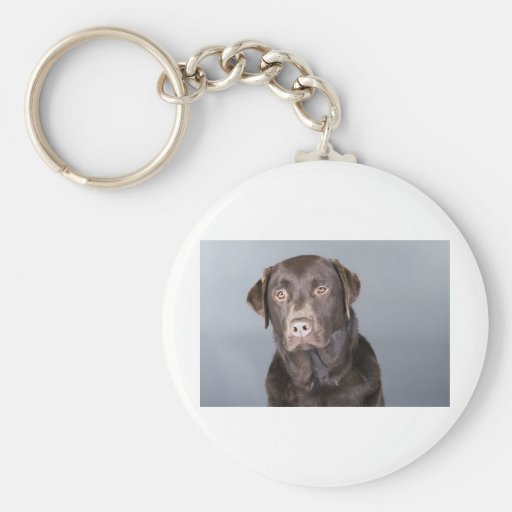 dog portrait keychain