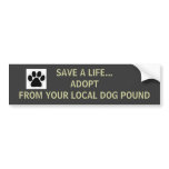 Dog Pound Bumper Sticker