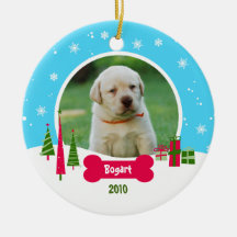 Dog / Puppy Christmas - Winter Wonderland Christmas Ornaments