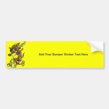 Dog Riding Bike Bumper Stickers