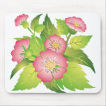 dog rosesdog roses mouse mat