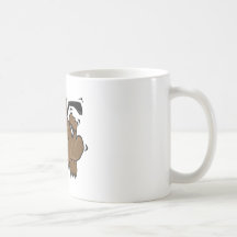 dog scratching smiley coffee mugs
