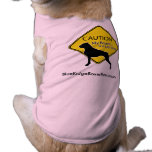 Dog Shirt- Caution my Boxer is a lap dog pet clothing