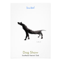 Dog Show Custom Invitations