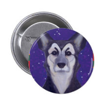 Dog Star Pinback Buttons