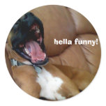 dog sticker hella funny!