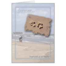 Dog Sympathy card