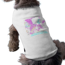 Dog T-Shirt with Best Friend Fibromyalgia Wishes