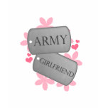 Dog Tags - Army Girlfriend t-shirts