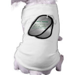 DOG TAGS TSHIRT pet clothing