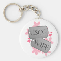 Dog Tags - USCG WIFE Keychains