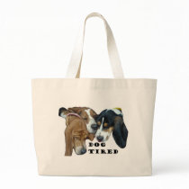 Dog Tired Tote Bag