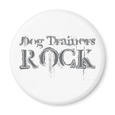 Dog Trainers Rock Refrigerator Magnets