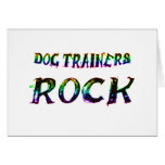 DOG TRAINERS ROCK WITH COLOR GREETING CARDS