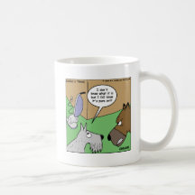 Dog VS. Vacuum Cleaner Funny Gifts & Collectibles Mug