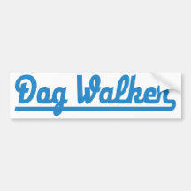 dog walker autosticker